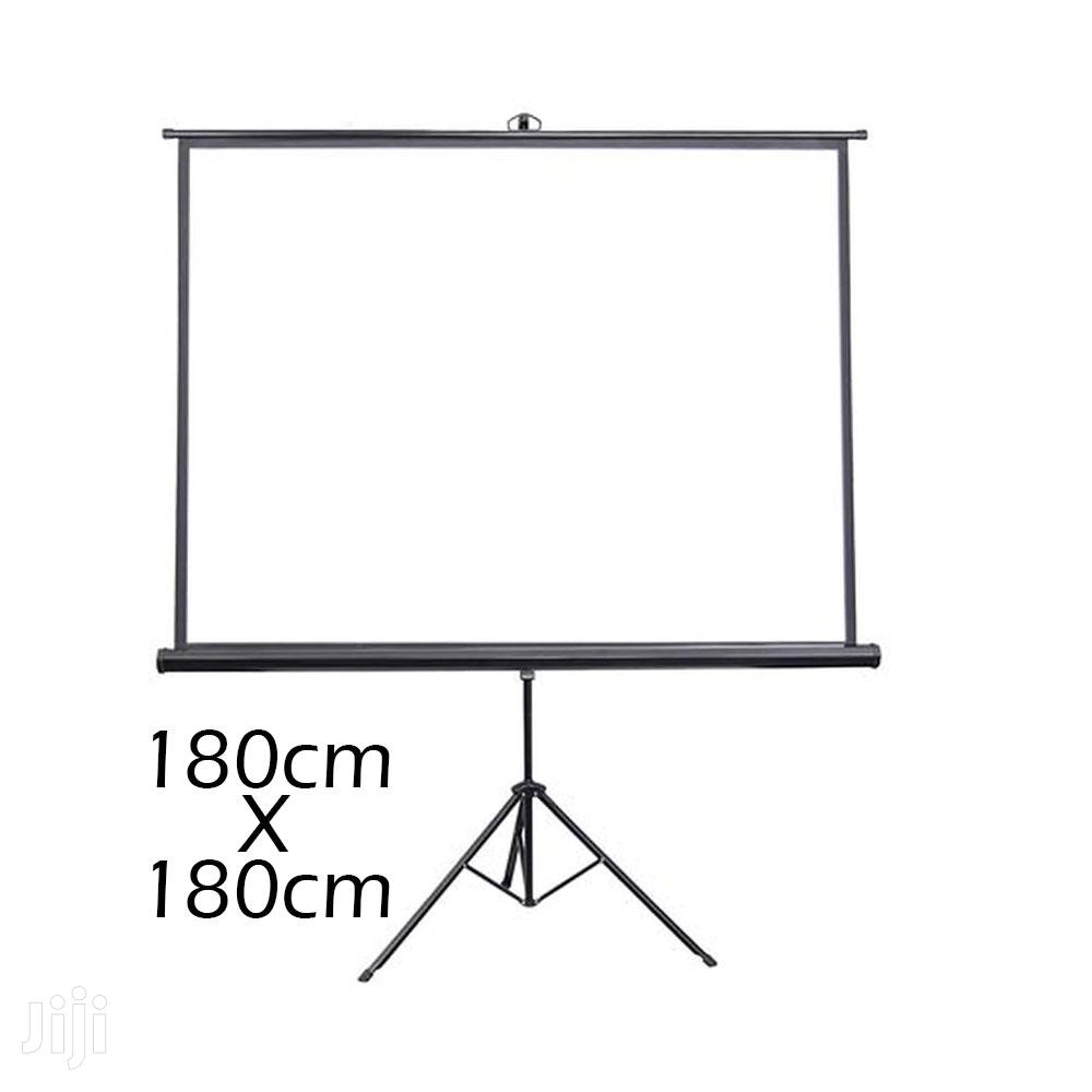 Brand New 180cm × 180cm Tripod Projector Screen - Image 4